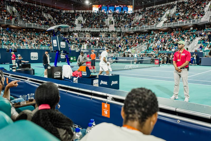 Luxury Duration Package Courtside boxes