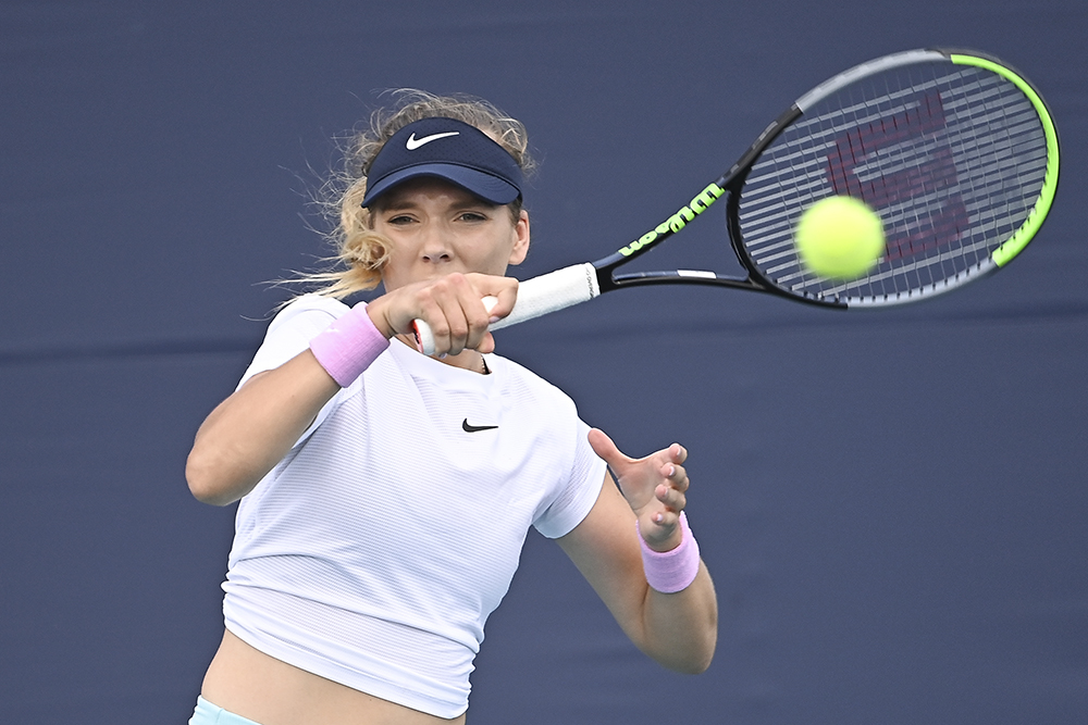 image: Katie Boulter at play