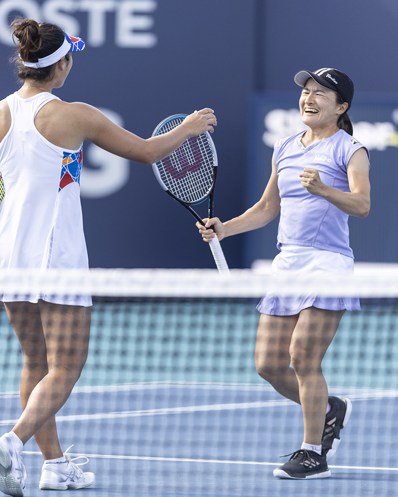 Japan’s Shuko Aoyama and Ena Shibahara won the Miami Open
