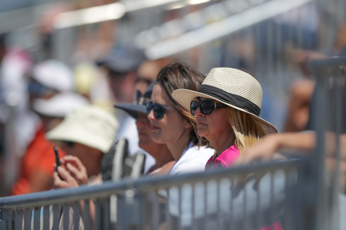 Fans during the Miami Open