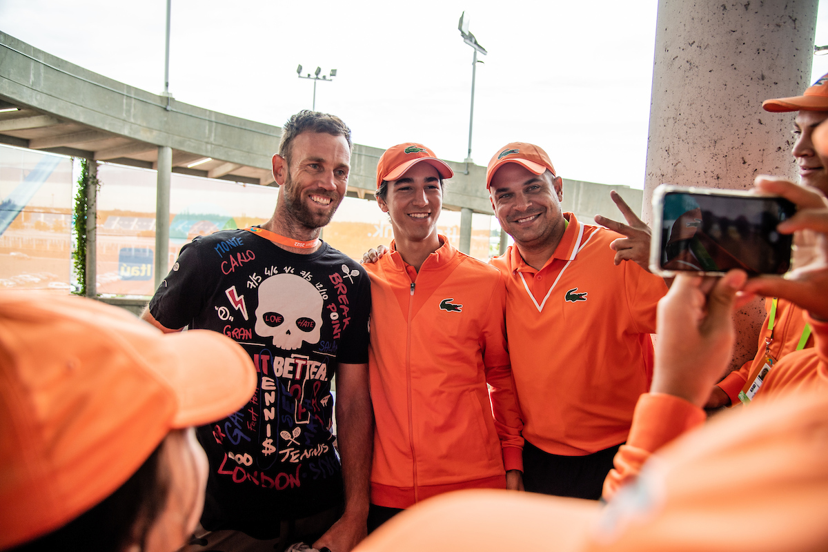 Michael Venus Meet and Greet with the Ball Boys and Girls
