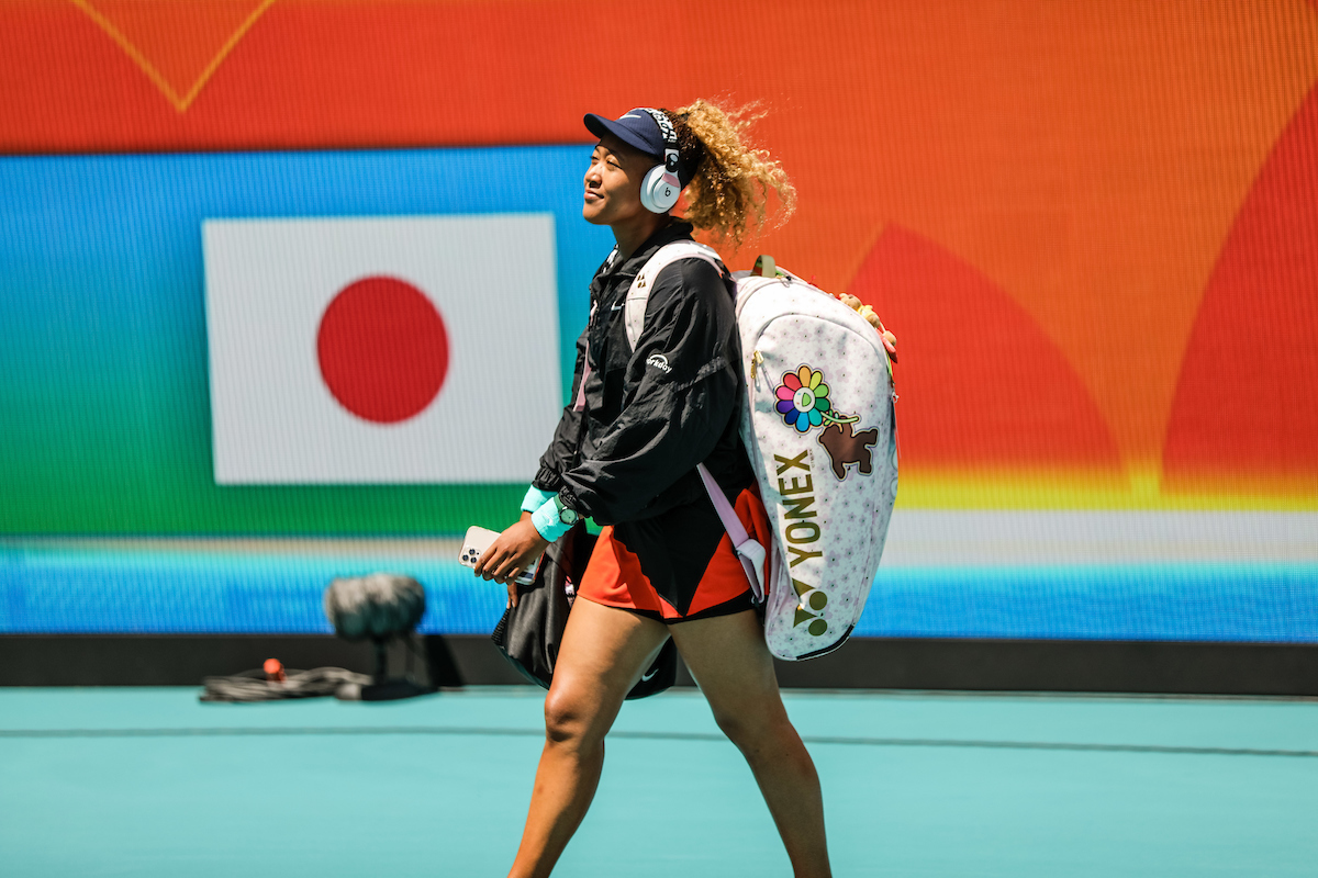 Naomi Osaka of Japan during the women’s singles finals