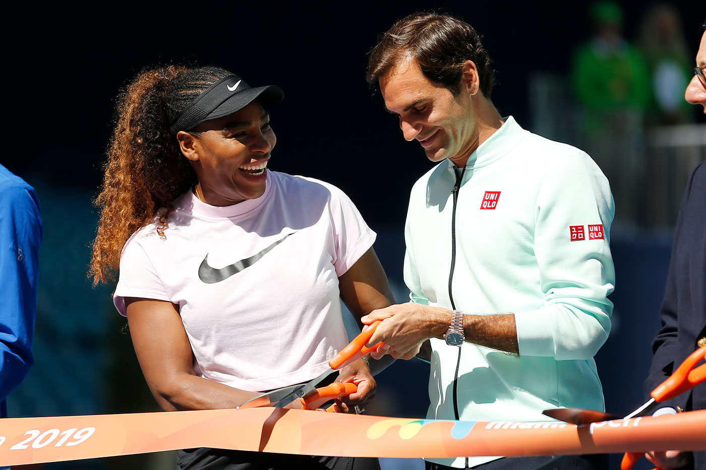 Serena Williams And Roger Federer openning ceremony