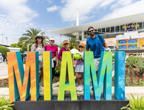 Fans at the Miami Open