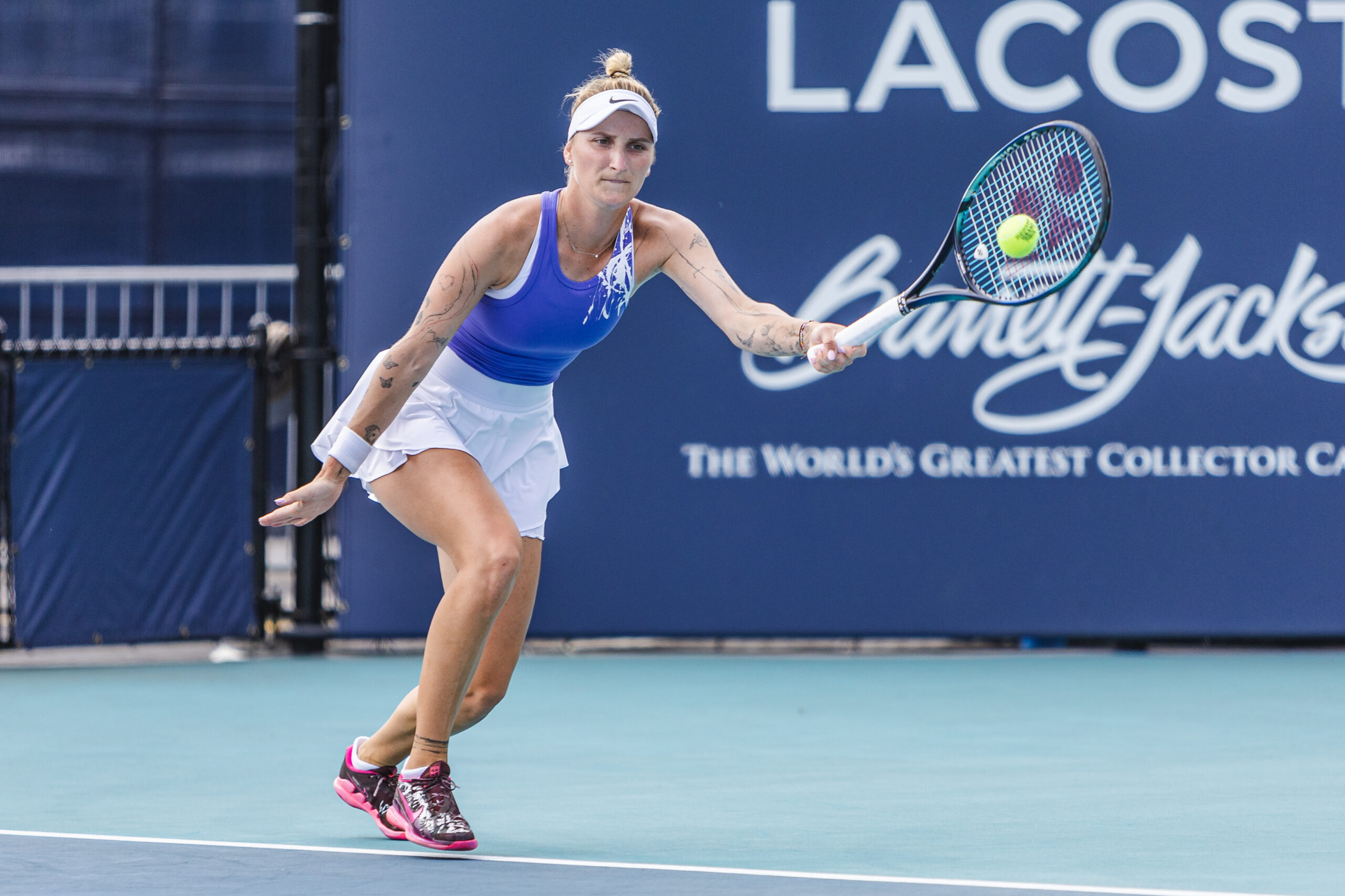 Marketa Vondrousova on March 27, 2023 at the Miami Open