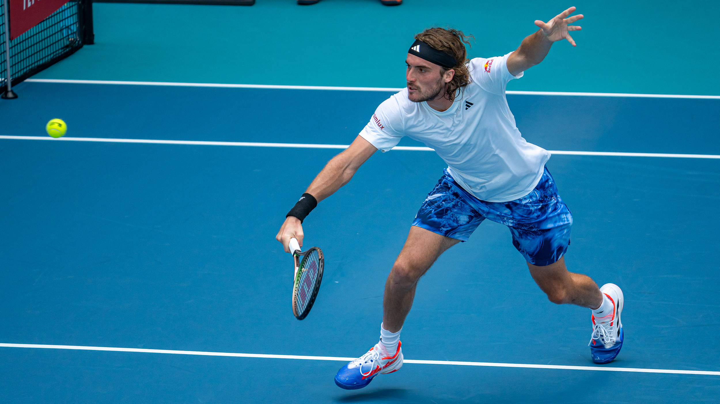 Stefanos Tsitsipas during his match on March 27, 2023 at the Miami Open