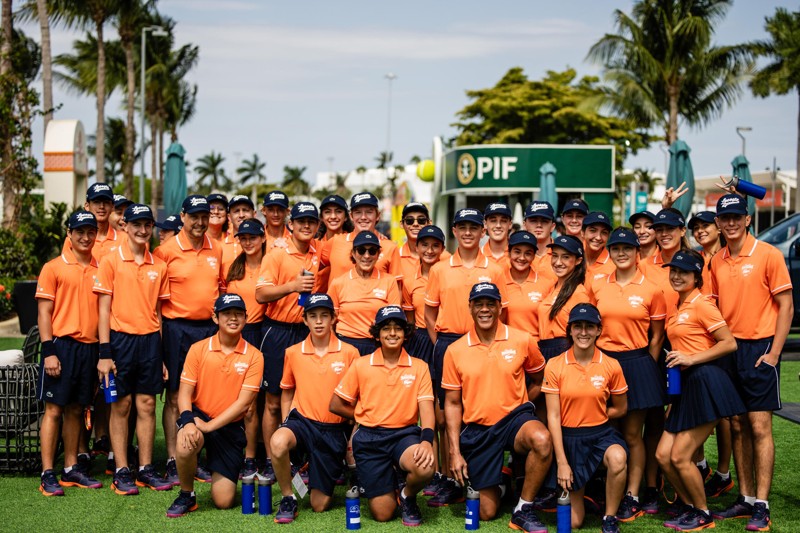 Ballperson's group picture