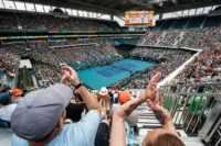 StadiumDurationPackage_250329-MiamiOpen-RG00017 General view of Hard Rock Stadium in the Women’s Singles Final during the Miami Open tennis tournament