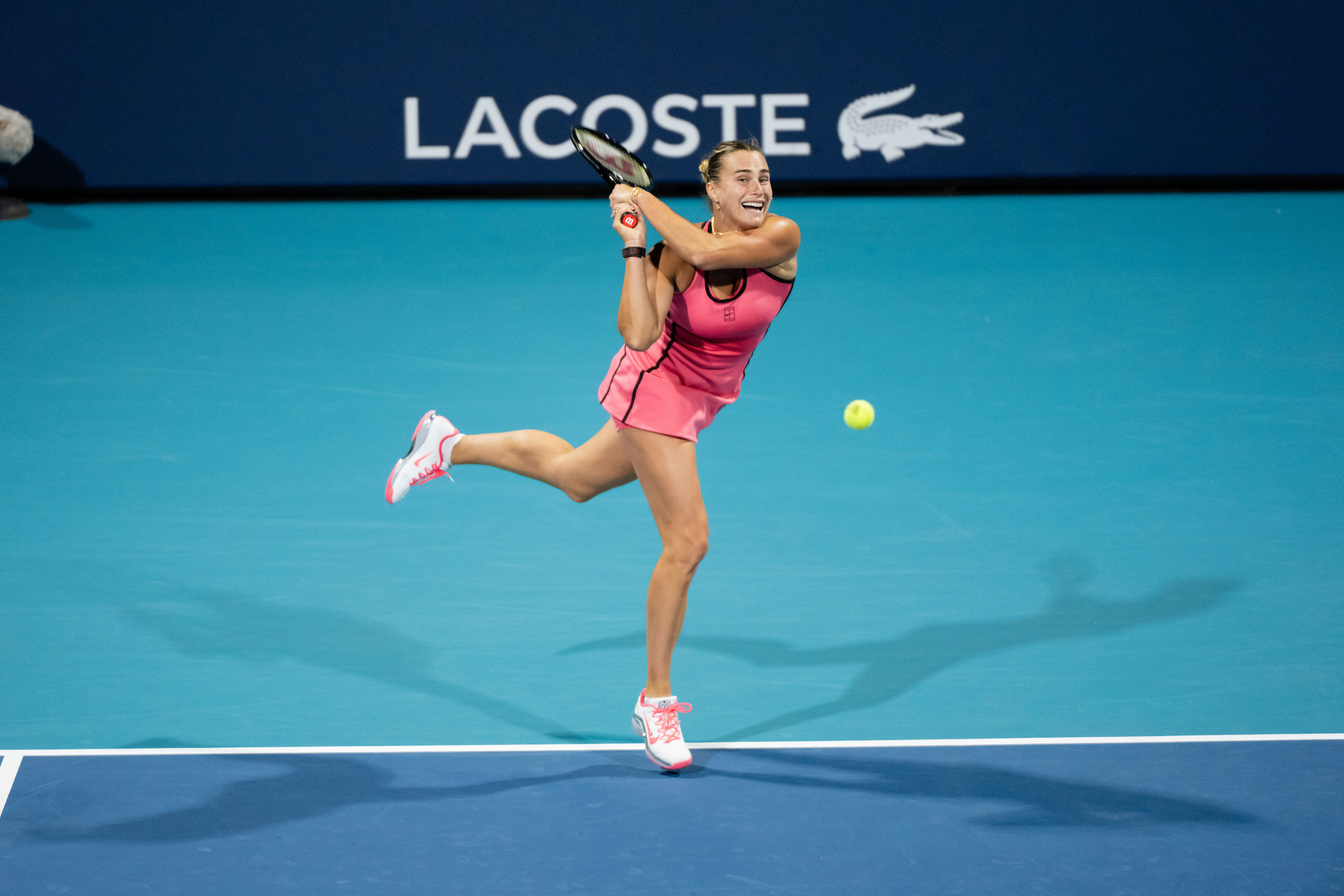 During the 2026 Miami Open at Hard Rock Stadium on March 20, 2026 in Miami Gardens (Photo by Ruben Gonzalez/South Florida Stadium)
