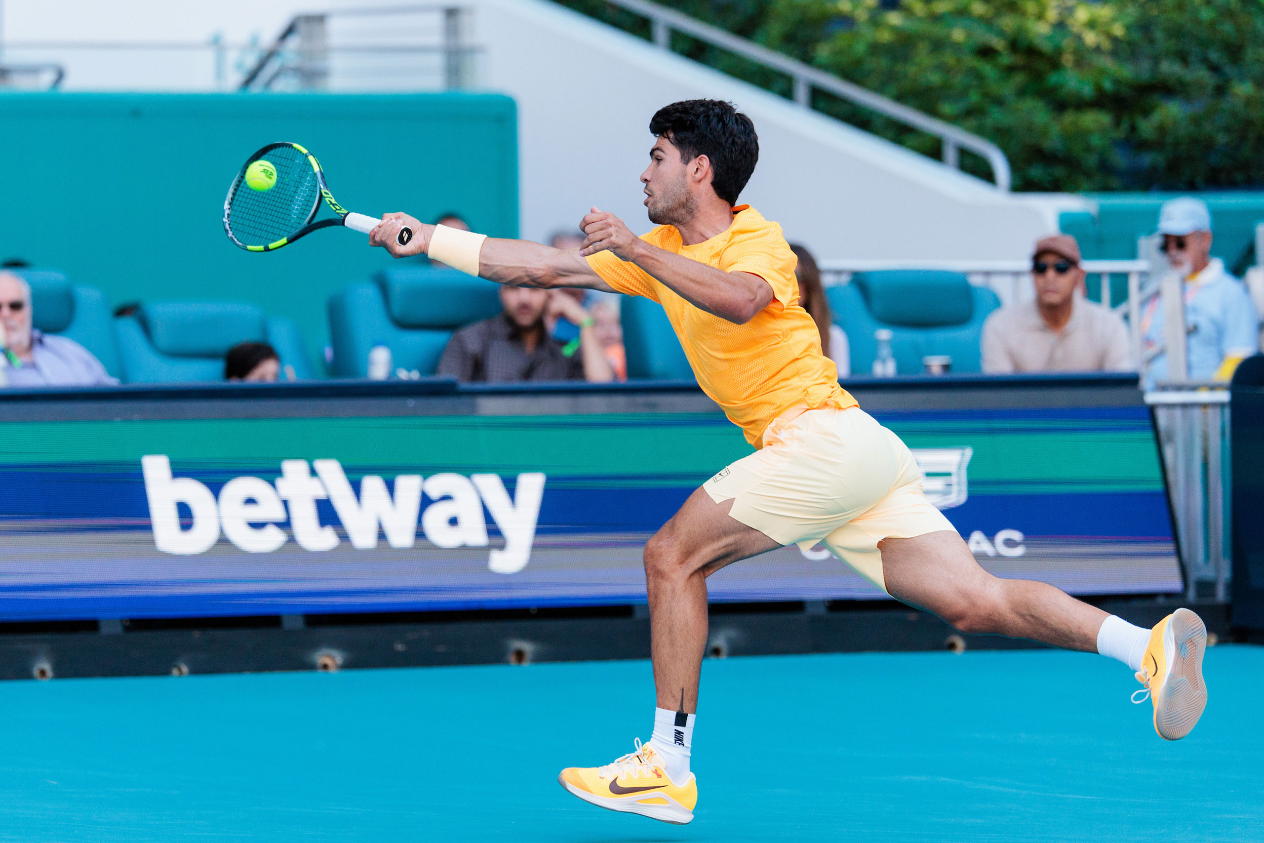 During the 2026 Miami Open at Hard Rock Stadium on March 22, 2026 in Miami Gardens (Photo by Robby Illanes/South Florida Stadium)