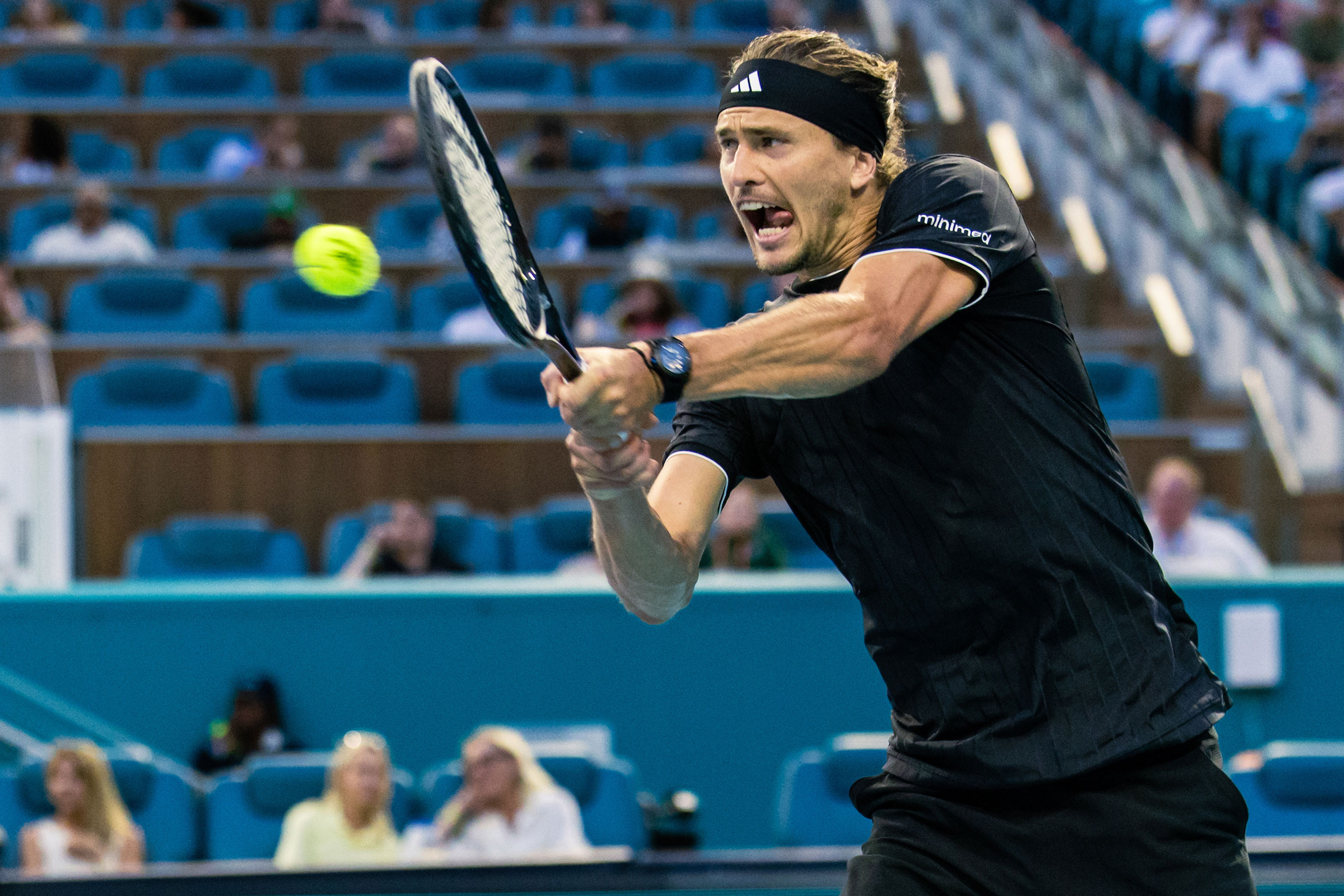 During the 2026 Miami Open at Hard Rock Stadium on March 26, 2026 in Miami Gardens (Photo by Raul Maristany/South Florida Stadium)