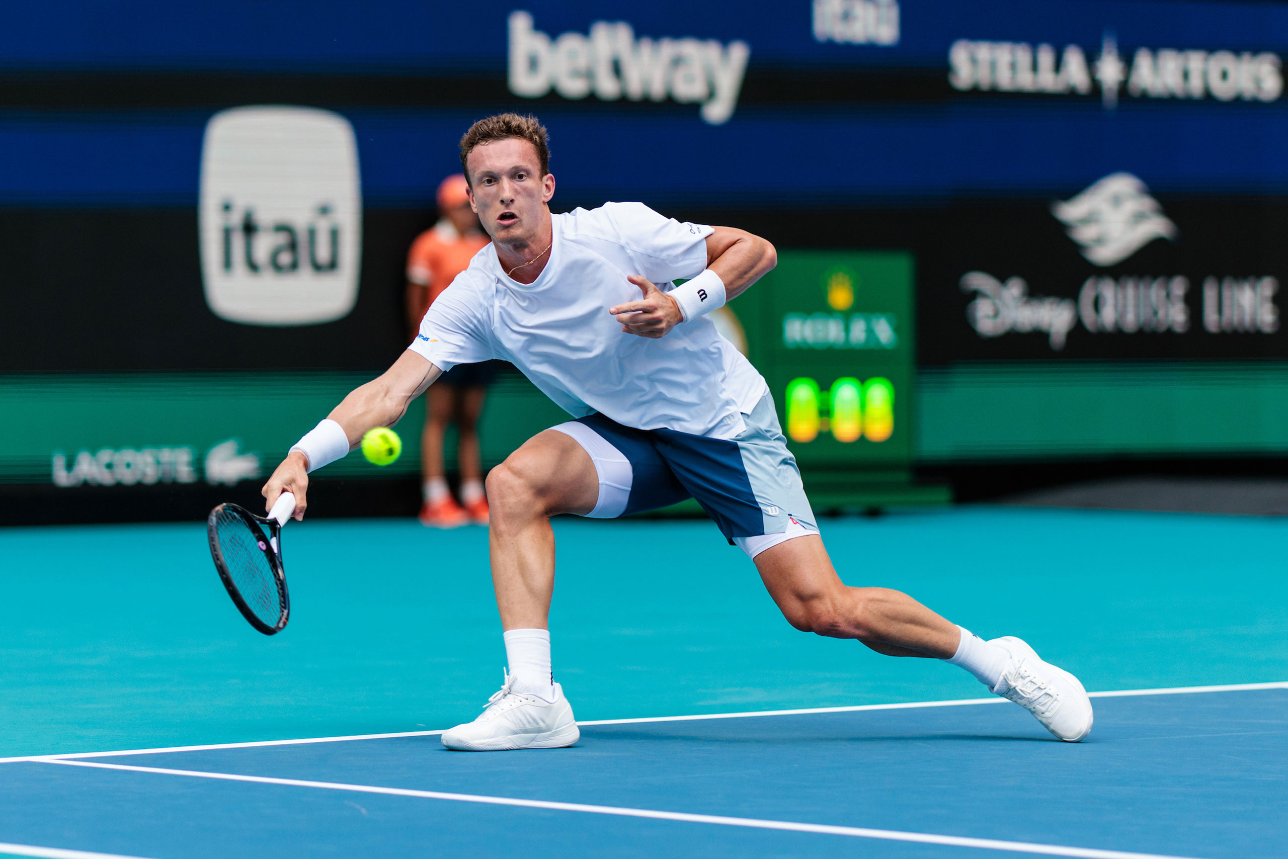 During the 2026 Miami Open at Hard Rock Stadium on March 27, 2026 in Miami Gardens (Photo by Tomas Diniz Santos/South Florida Stadium)