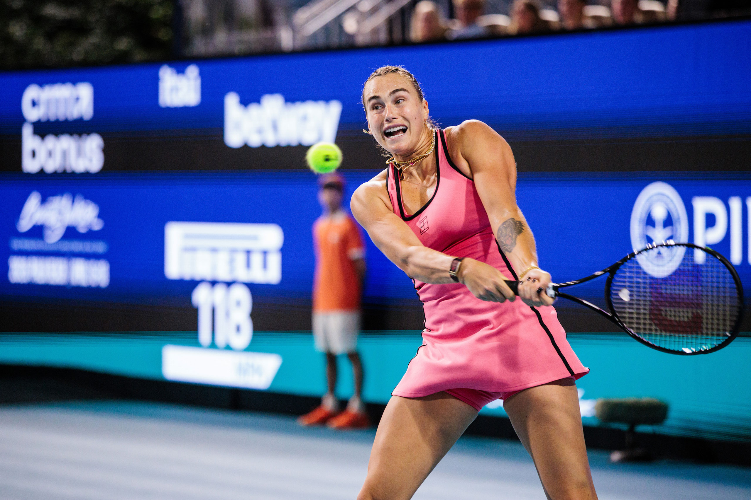 During the 2026 Miami Open at Hard Rock Stadium on March 26, 2026 in Miami Gardens (Photo by Raul Maristany/South Florida Stadium)