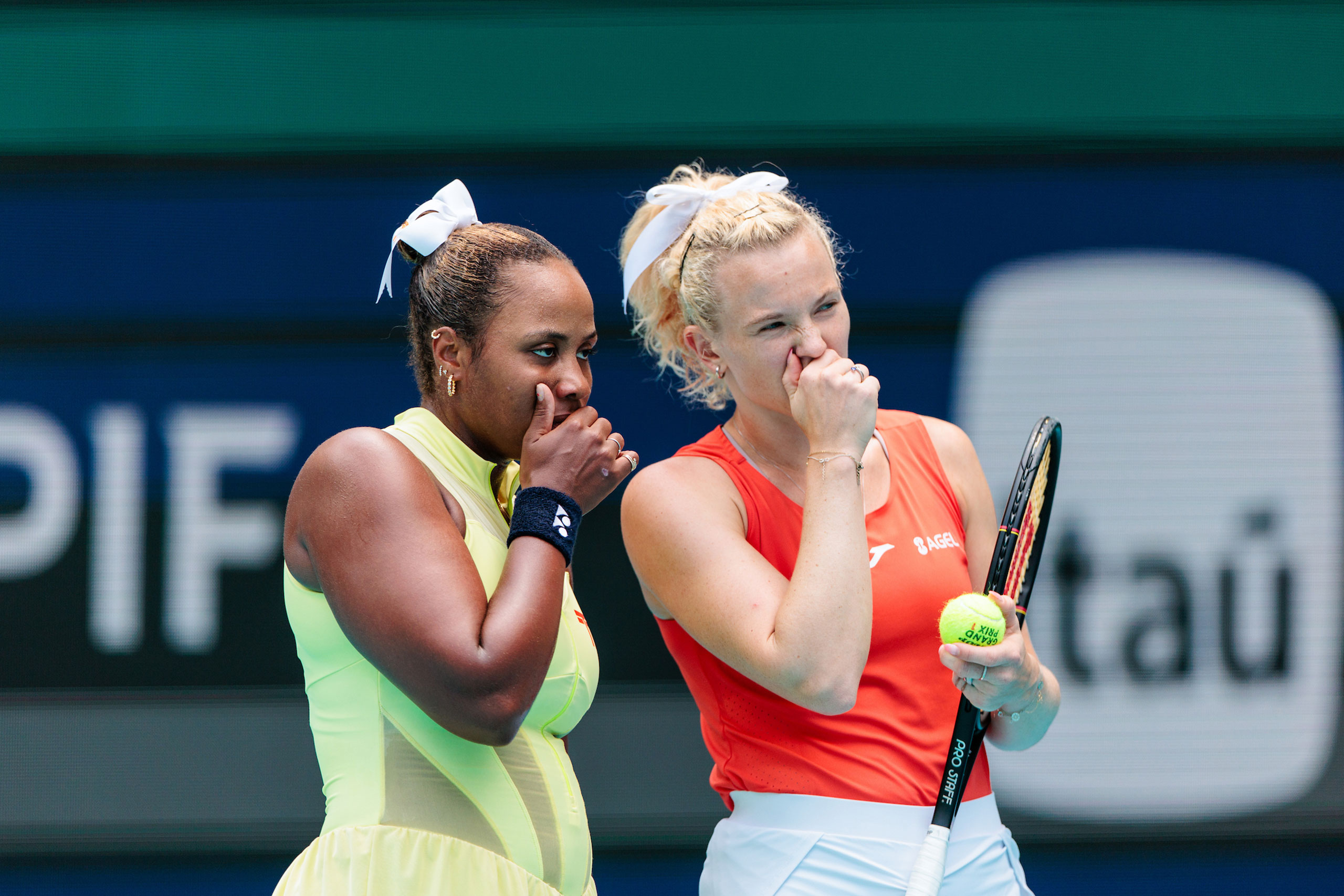 During the 2026 Miami Open at Hard Rock Stadium on March 27, 2026 in Miami Gardens (Photo by Tomas Diniz Santos/South Florida Stadium)