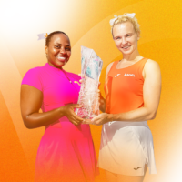 Women’s Double 2026 women's doubles champions Katerina Siniakova & Taylor Townsend