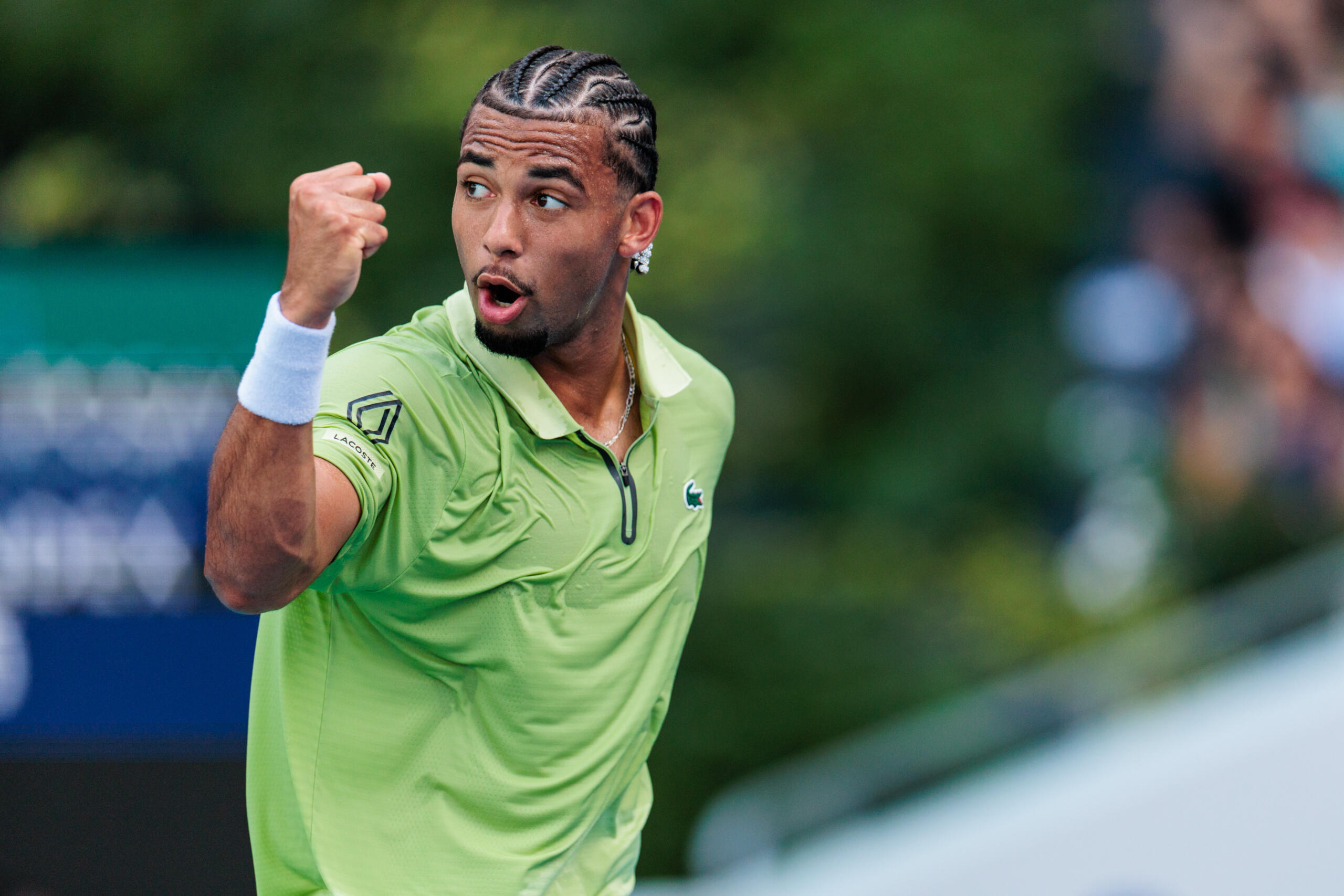 Sloane Stephens of the United States during the Miami Open tennis tournament