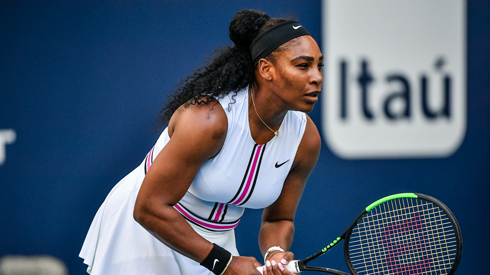 Serena Williams during the Miami Open 2019.