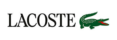 Logo for Lacoste clothing company.